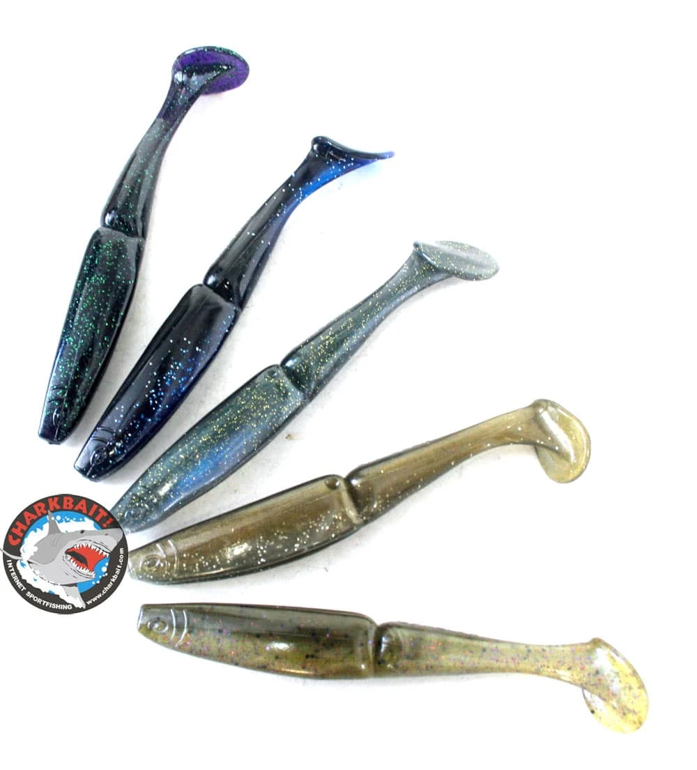 Gambler Big EZ 5" Swimbaits 5 Pack 3 Gambler Big EZ 5" Swimbaits 5 Pack