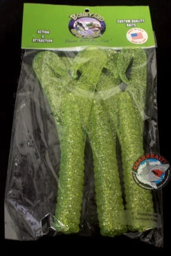 Boneyard Wish Bone 8" Twin Tail Grubs 3pk -Angling Promotion Store 2020 Boneyard Wishbone chartreus