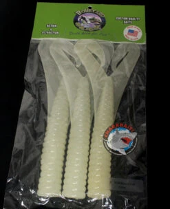 Boneyard Wish Bone 8" Twin Tail Grubs 3pk -Angling Promotion Store 2020 Boneyard Wishbone glow
