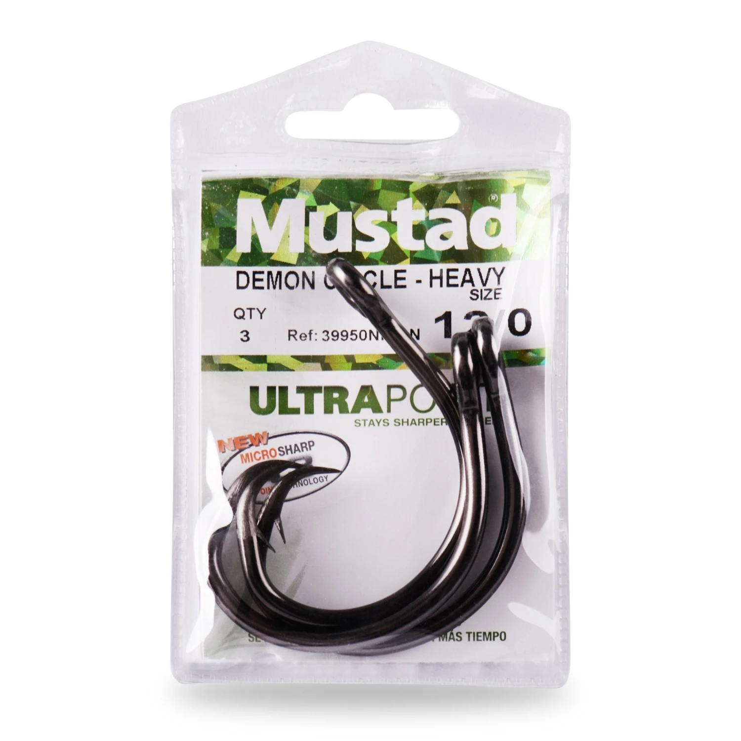 Mustad 39950NP 3X Demon Inline Circle Hooks 4 Mustad 39950NP 3X Demon Inline Circle Hooks - Image 2