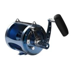 Avet Pro EXW 80/2 Wide Two Speed Reels -Angling Promotion Store EXW802 FRONT BLUE