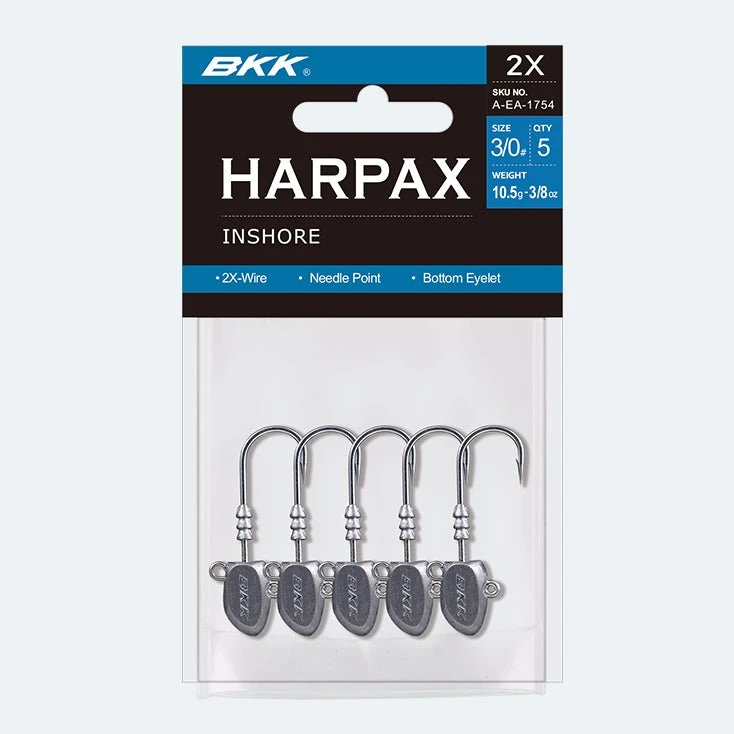 BKK Harpax Inshore 3/8oz 4/0 Jig Heads 3 BKK Harpax Inshore 3/8oz 4/0 Jig Heads