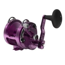 Avet HX Raptor 5/2 MC Two Speed Reels -Angling Promotion Store HX52 RAP FRONT PURPLE