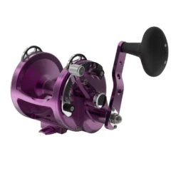 Avet HXW 4.2 Single Speed Reels -Angling Promotion Store HXW4.2 FRONT PURPLE