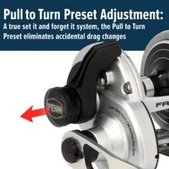 Penn Fathom II Single Speed Reels -Angling Promotion Store PENN FathomIILD info3 945374