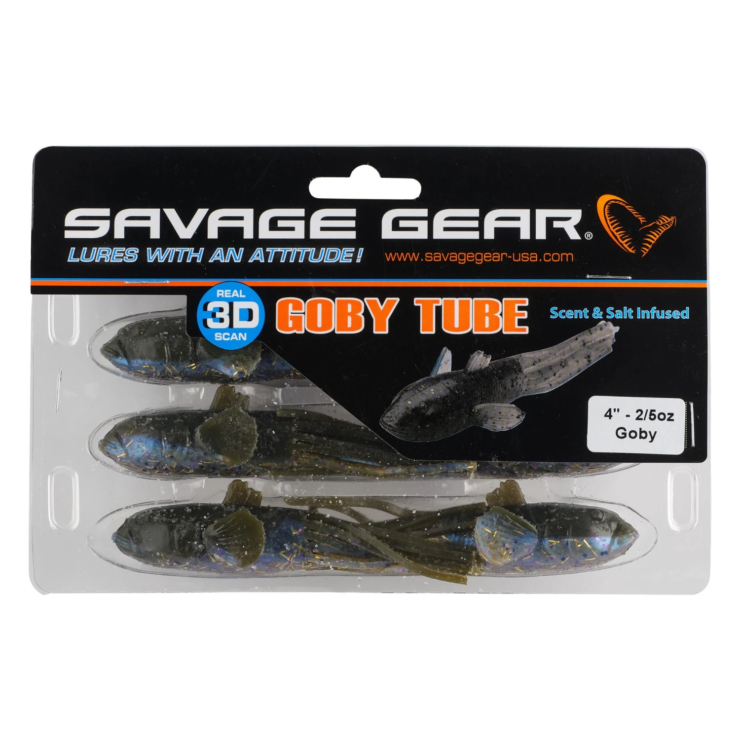 Savage Gear 3D Goby Tube Baits 6pk 6 Savage Gear 3D Goby Tube Baits 6pk - Image 4