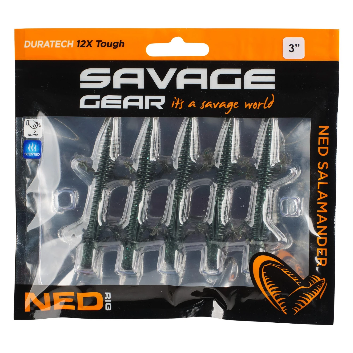 Savage Gear 3" Ned Salamander 5pk 7 Savage Gear 3" Ned Salamander 5pk - Image 5