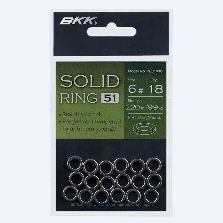 BKK Stainless Steel Solid Rings 3 BKK Stainless Steel Solid Rings