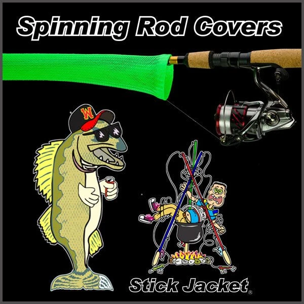Stick Jacket Spinning 5.5 Rod Cover 3 Stick Jacket Spinning 5.5 Rod Cover