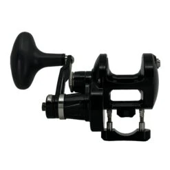 Accurate Valiant Matte Black Lever Drag Reels -Angling Promotion Store accurate valiant matte black bv2 400 front