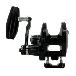 Accurate Valiant Matte Black Lever Drag Reels -Angling Promotion Store accurate valiant matte black bv2 800n spj front