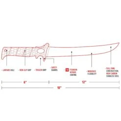 Bubba 12" Flex Fillet Knife 8 Bubba 12" Flex Fillet Knife -Angling Promotion Store bubba 12 inch flex fillet info