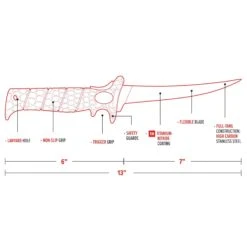 Bubba 7" Tapered Flex Fillet Knife -Angling Promotion Store bubba 7 inch tapered flex knife info