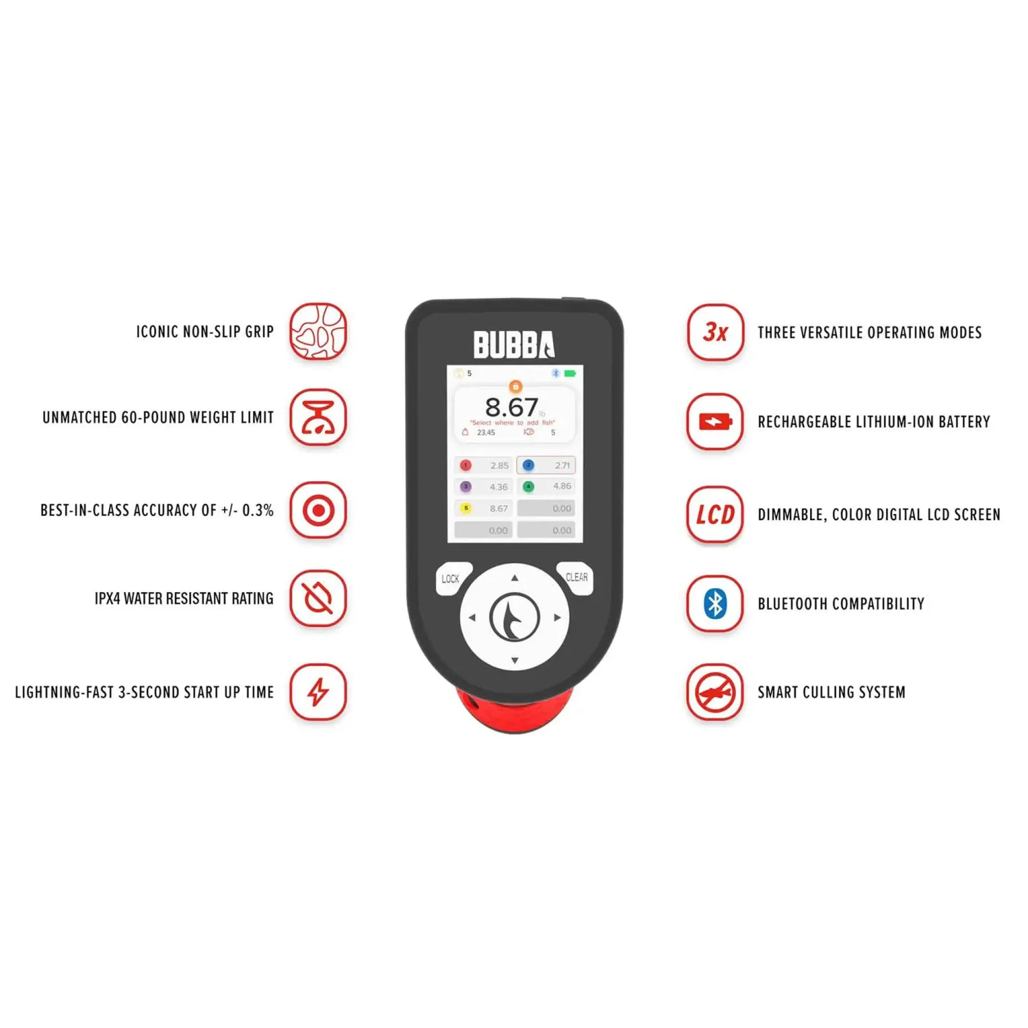 Bubba Pro Series Smart Fish Scale 6 Bubba Pro Series Smart Fish Scale - Image 4