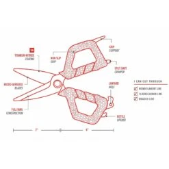 Bubba Small Shears -Angling Promotion Store bubba small shears info