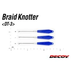 Decoy DT-3 Braid Knotter Assist Splicing Needles 9 Decoy DT-3 Braid Knotter Assist Splicing Needles -Angling Promotion Store decoy dt 3 braid knotter assist tool size chart