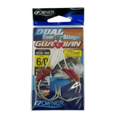 Owner Guardian Dual Dancing Stinger Assist Hooks 2pk