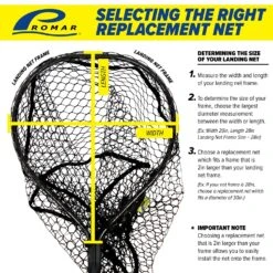 Promar Rubber Replacement Net -Angling Promotion Store website choosing a replacement net diagram 2 5000x 7c052dac 7487 4f5a 8d17 a5f062b48ae2