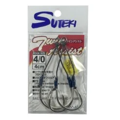 Yamai Suteki Hikari Slow Pitch Twin Assist Hooks 2pk 12 Yamai Suteki Hikari Slow Pitch Twin Assist Hooks 2pk -Angling Promotion Store yamai suteki hikari twin slow pitch assist hooks charkbait 4 0 4cm